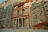 Petra - the impressive Khaznat al-Faroun or Khaznet Far'oun the Treasury of the Pharaoh  